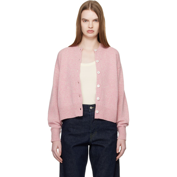  &daughter Pink Ada Crewneck Cardigan 