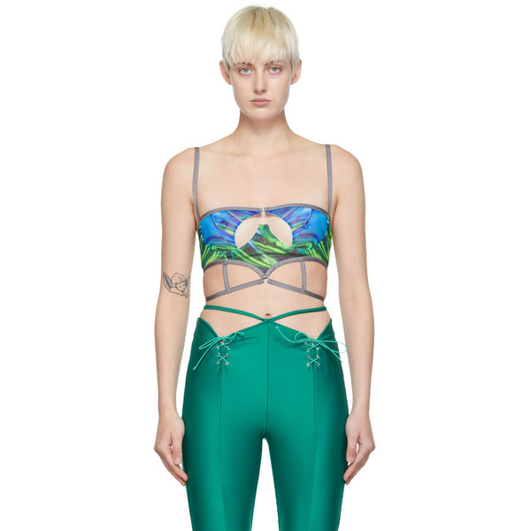  Didu Green Polyester Bra 
