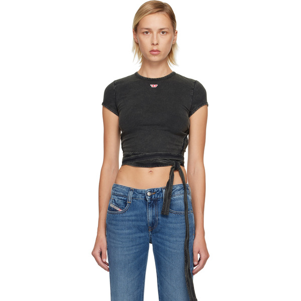  Diesel Black T-bunny-tail-r1 T-shirt 