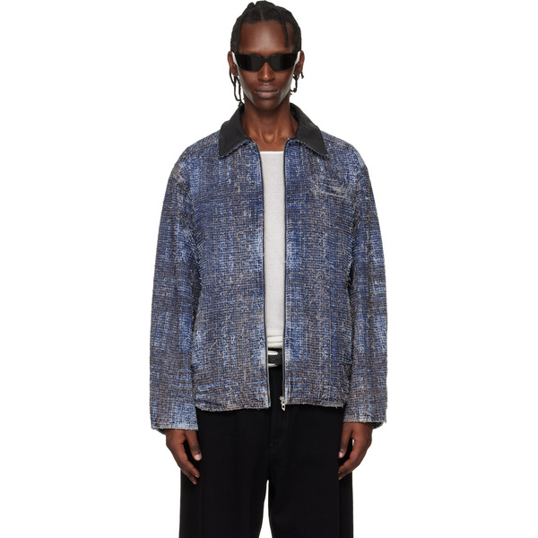  Diesel Blue D-ivar-s1 Denim Jacket 