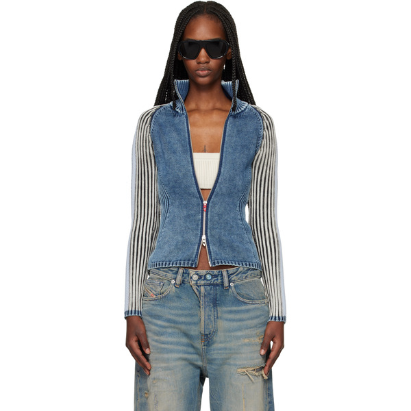  Diesel Blue M-estrella Cardigan 