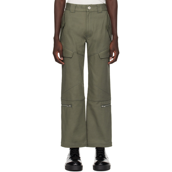  Dion Lee Green Tactical Cargo Pants 