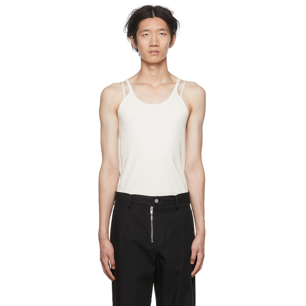  Dion Lee Ivory Density Tank Top 