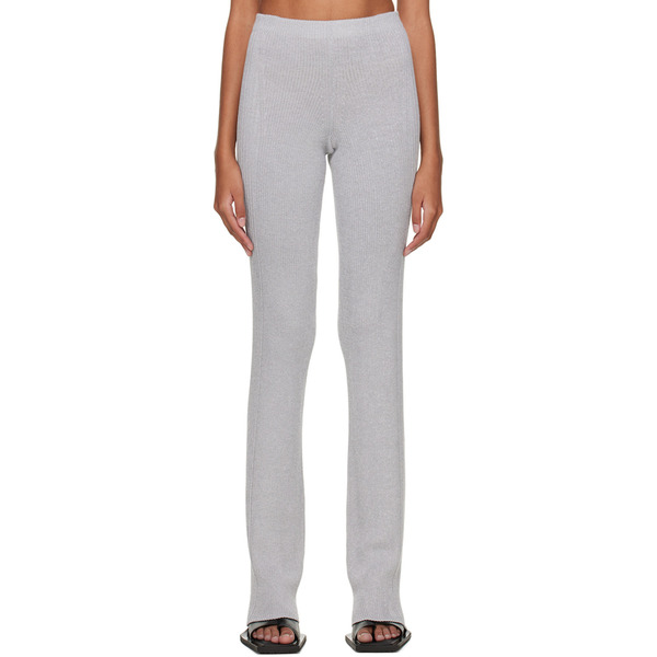  Dion Lee Silver Reflective Lounge Pants 