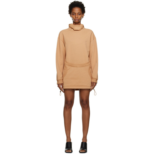  Dion Lee Tan Interlock Mask Hoodie 