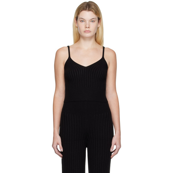  Drae Black Den Seamless Tank Top 
