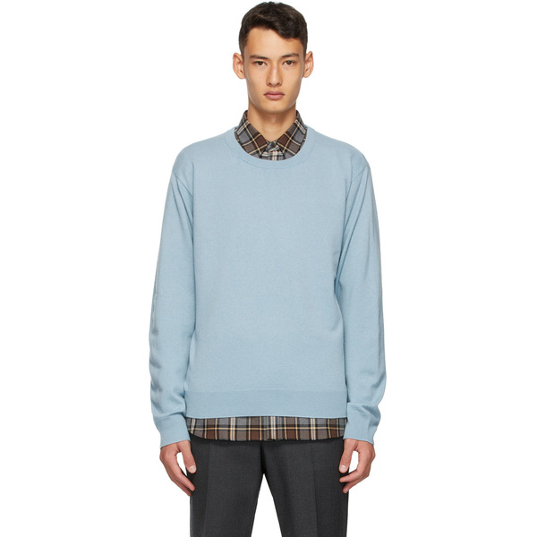  Dries Van Noten Blue Cashmere Sweater 