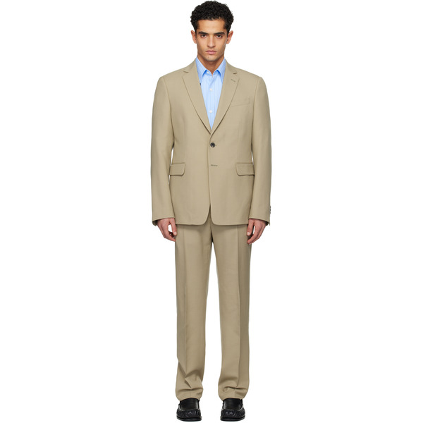  Dries Van Noten Gray Single-breasted Suit 