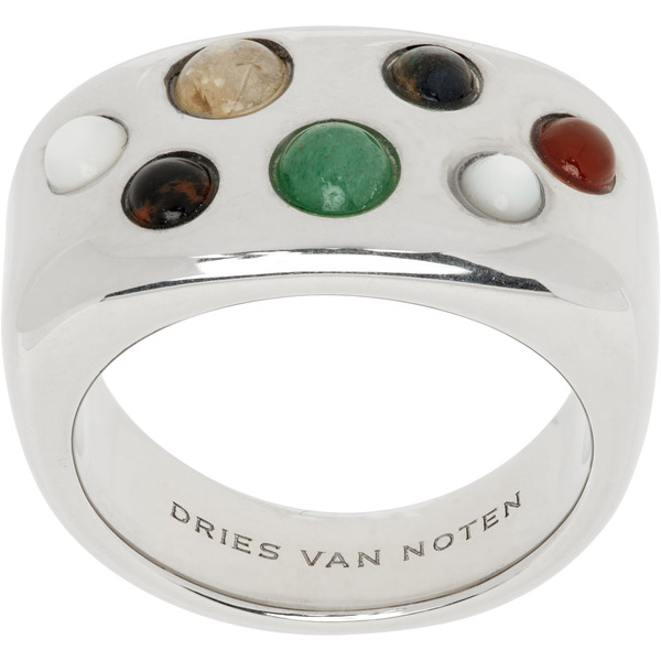  Dries Van Noten Multicolor Stone Ring 