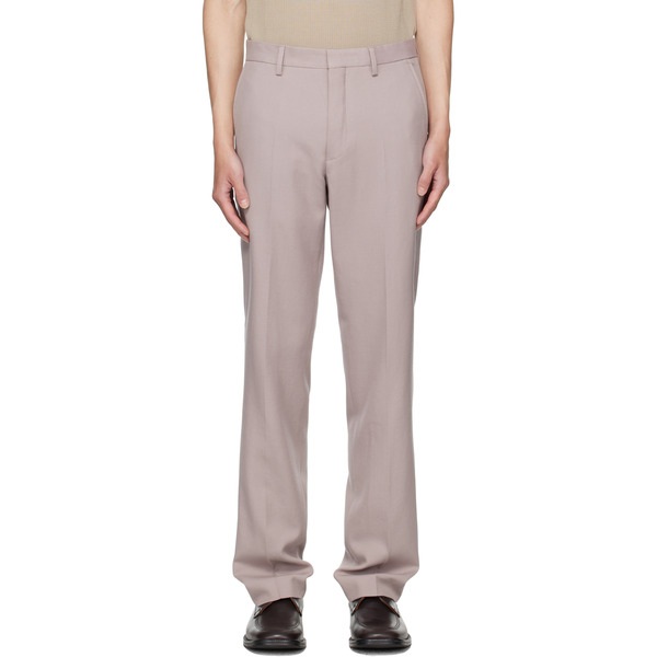  Dries Van Noten Purple Wool Trousers 