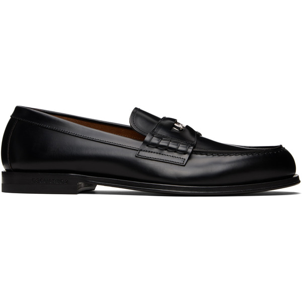  Dsquared2 Black Neoclassic Loafers 
