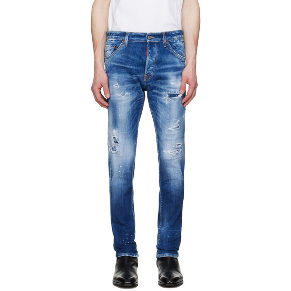 Dsquared2 Blue Teddy Jeans 