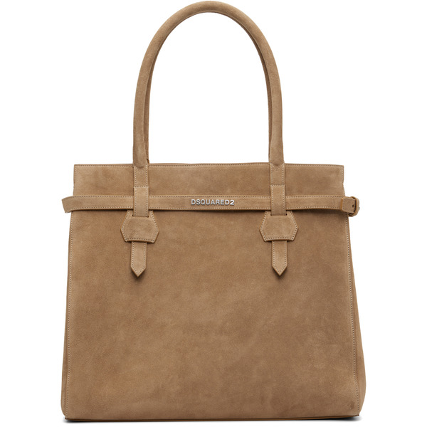  Dsquared2 Tan Twin Shopping Tote 