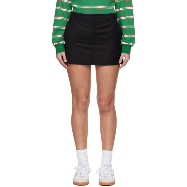  Dunst Black Micro Miniskirt 