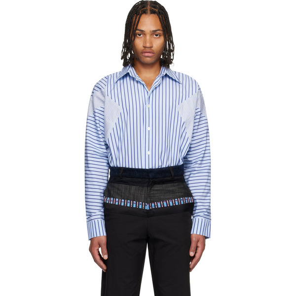 Edward Cuming Blue Arm Flex Shirt 