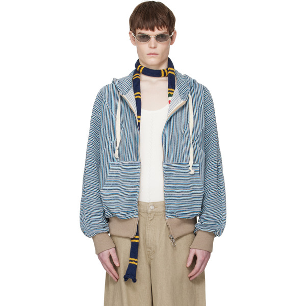  Edward Cuming Blue Flex Hoodie 