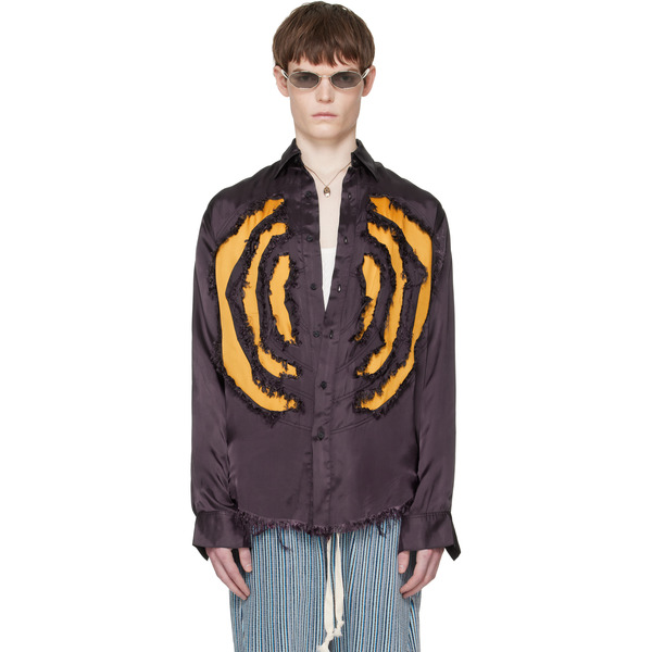  Edward Cuming Purple Vortex Lung Shirt 