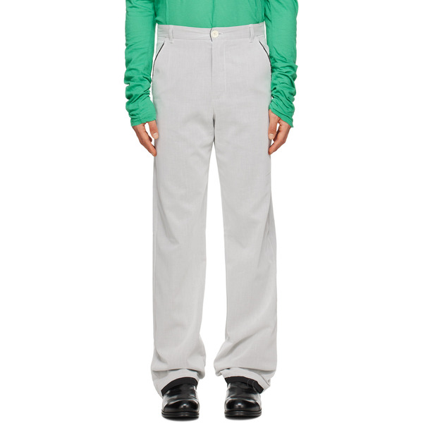  Edward Cuming Ssense Exclusive Gray Sunset Trousers 
