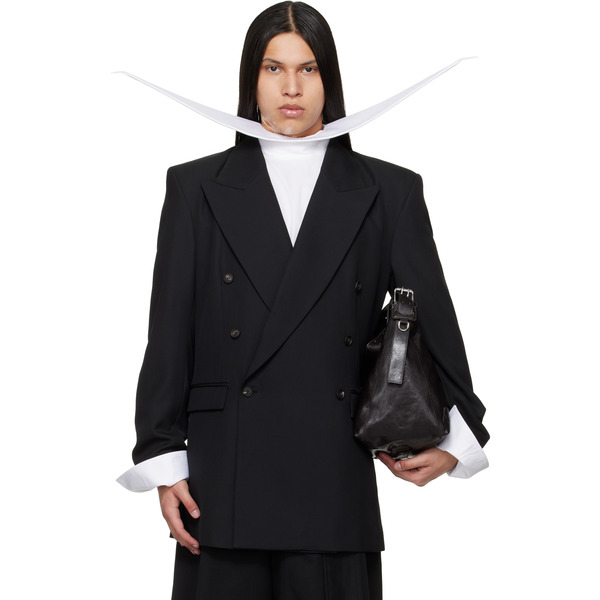  Egonlab Black Oversized Tailored Blazer 