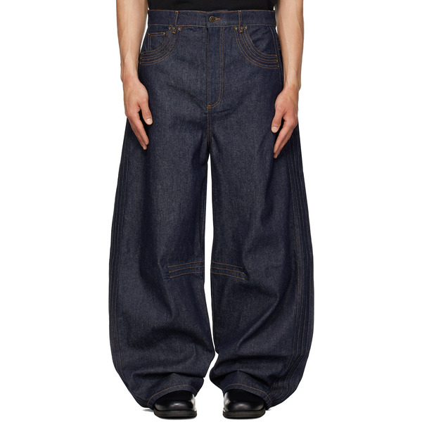  Egonlab Blue Overscaled Jeans 