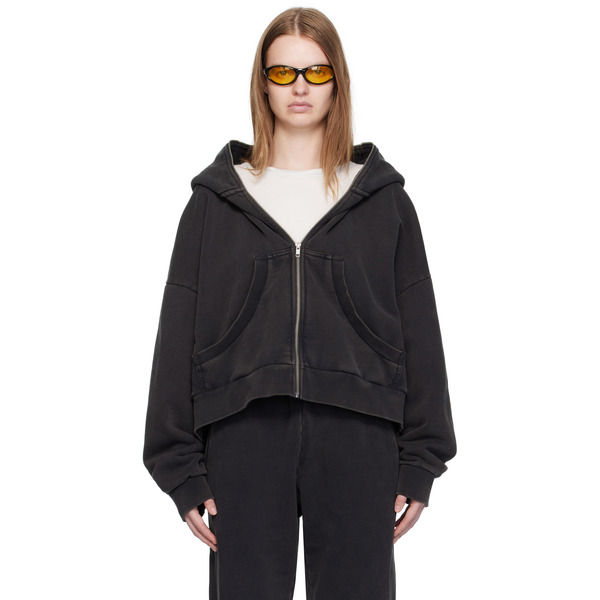  Entire Studios Black Eternal Zip Hoodie 