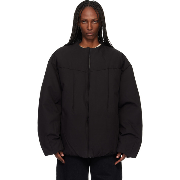  Entire Studios Black Pod Puffer Down Jacket 