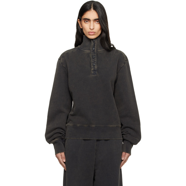  Entire Studios Black Port Pullover Sweatshirt 