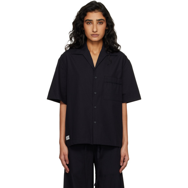  Entire Studios Black Ss Pyjama Shirt 