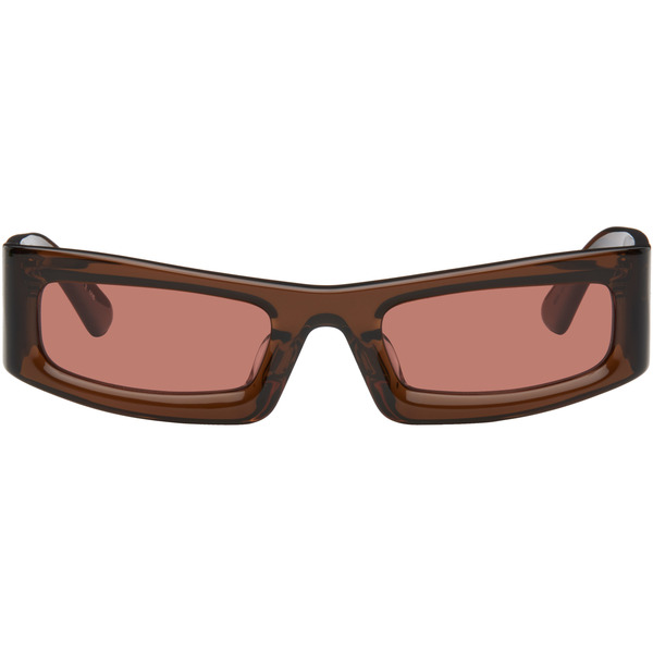  Entire Studios Brown Atheric Sunglasses 