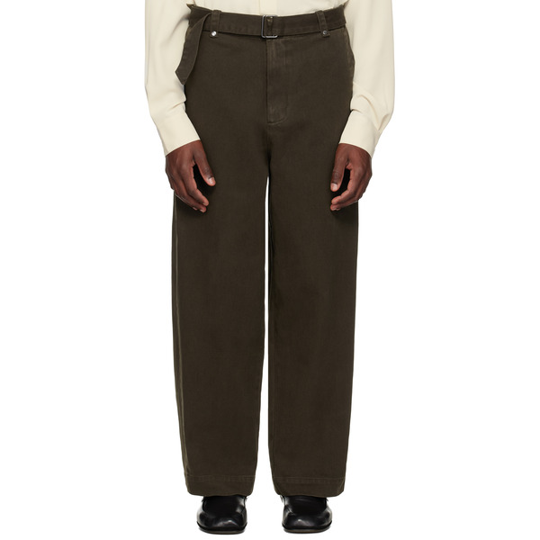  Entire Studios Brown Gully Trousers 