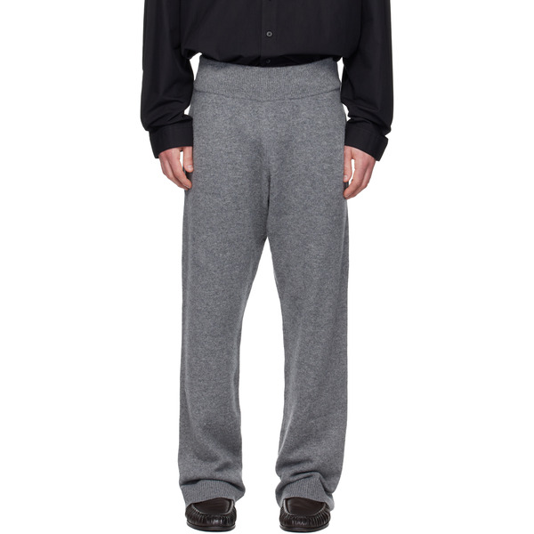  Entire Studios Gray Knit Lounge Pants 