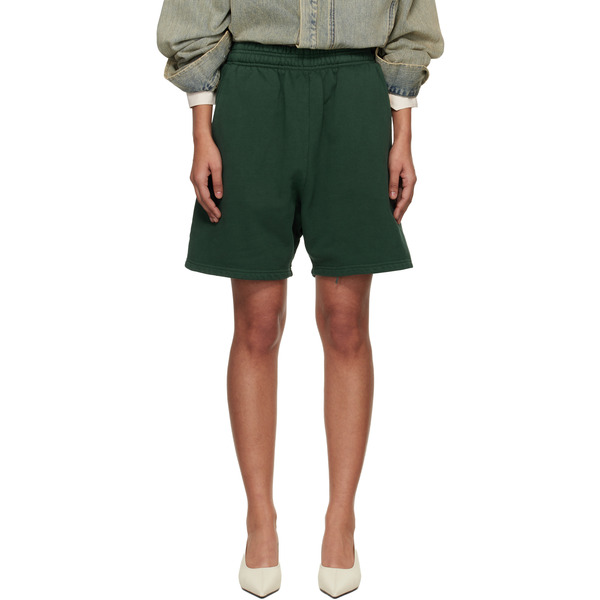  Entire Studios Green Standard Sweat Shorts 