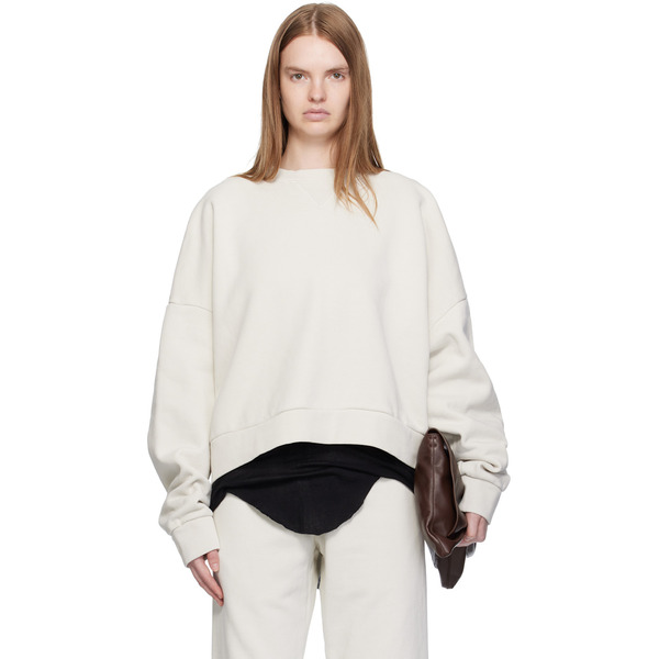  Entire Studios Off-white Box Crew Sweatshirt 