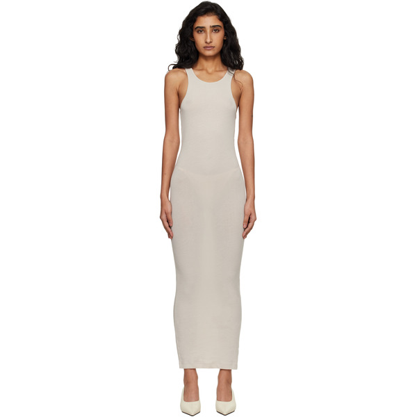  Entire Studios Off-white Muscle Tank Midi Dress 