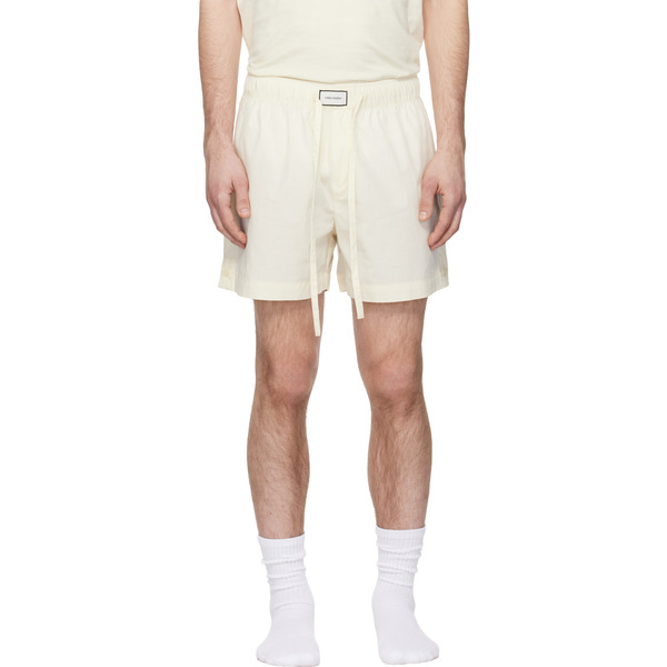  Entire Studios Off-white Pajama Shorts 