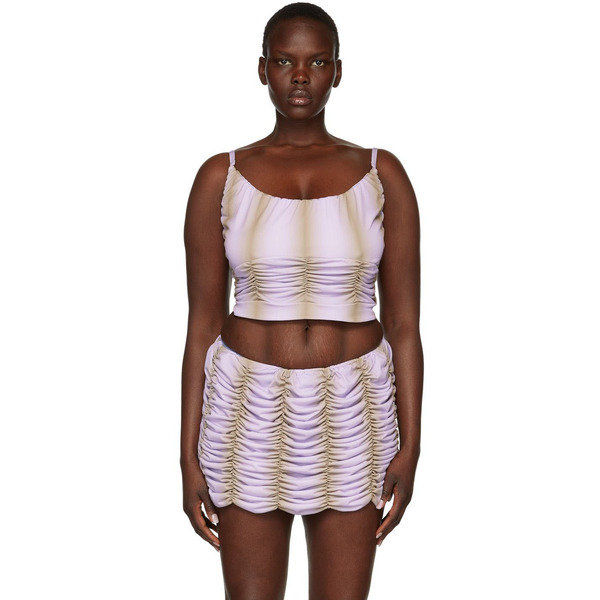  Ester Manas Purple Polyester Camisole 