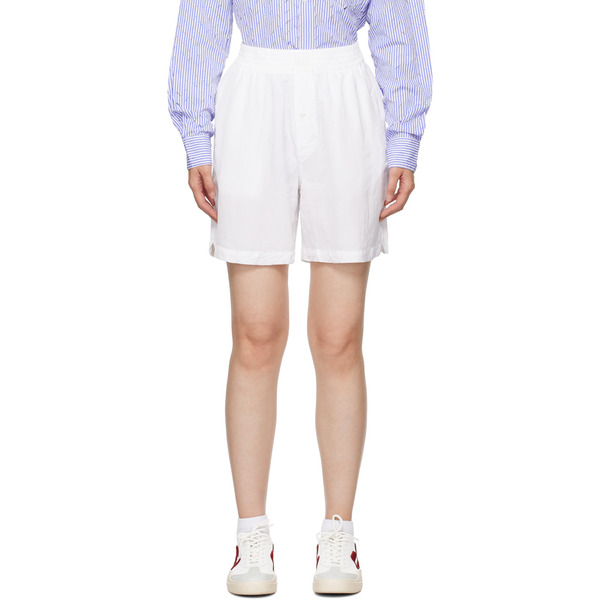  Eytys White Aniara Shorts 