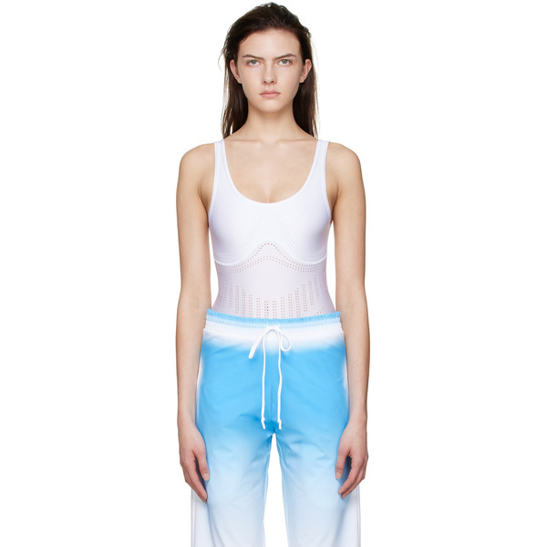  Fal-ash Ssense Exclusive White Polyester Bodysuit 