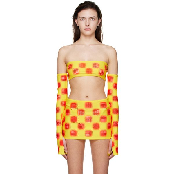  Fal-ash Yellow Polyester T-shirt 