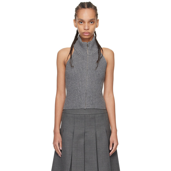  Fax Copy Express Ssense Exclusive Gray Sweater 