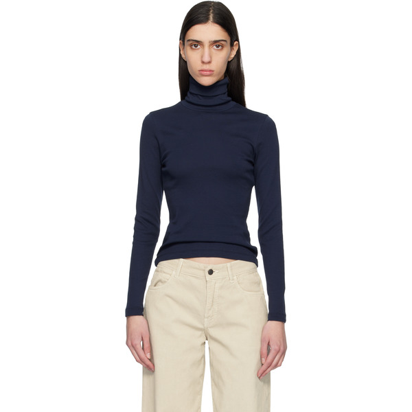  Flore Flore Navy Dinah Turtleneck 