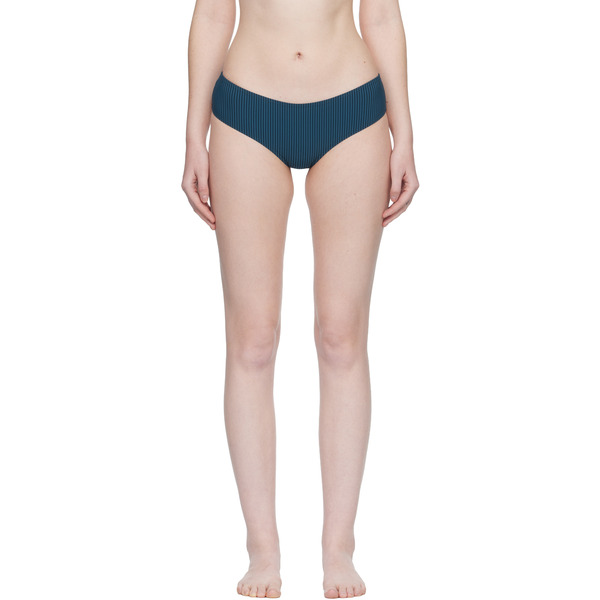  Fruity Booty Blue Bream Stripe Bikini Bottom 