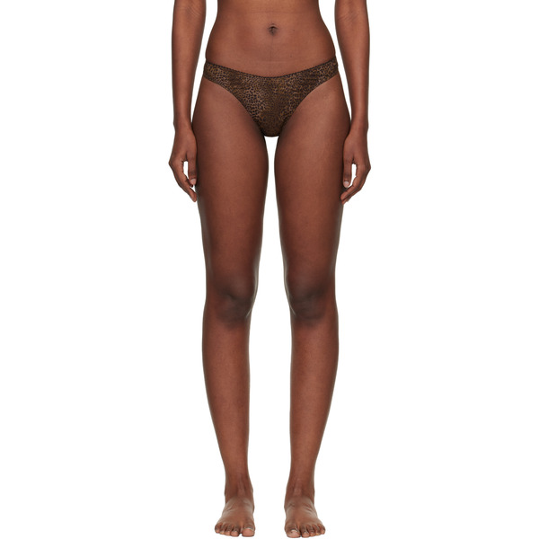  Fruity Booty Brown Leopard Shania Thong 