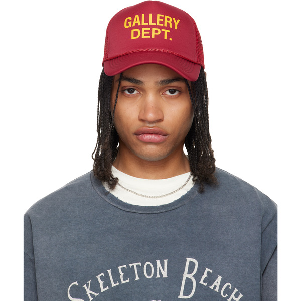  Gallery Dept. Red Gd Logo Trucker Cap 