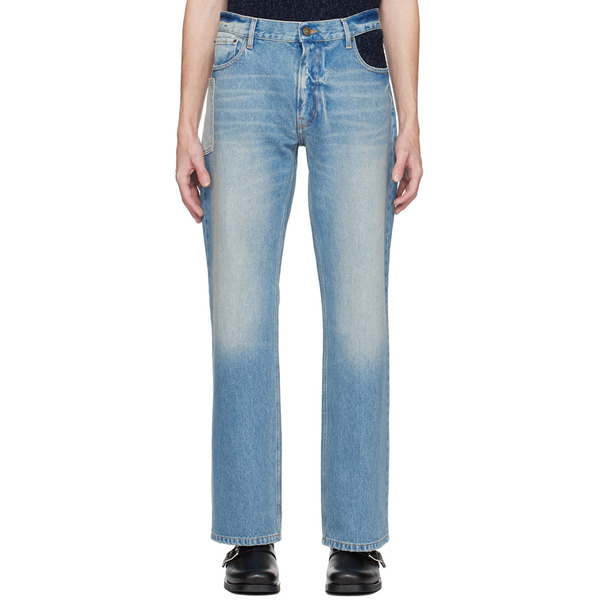  Gauchere Blue Cutout Jeans 