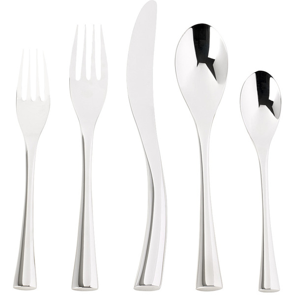  Georg Jensen Silver Cobra Flatware Set, 5 Pcs 