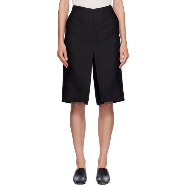  Gia Studios Black Layered Shorts 