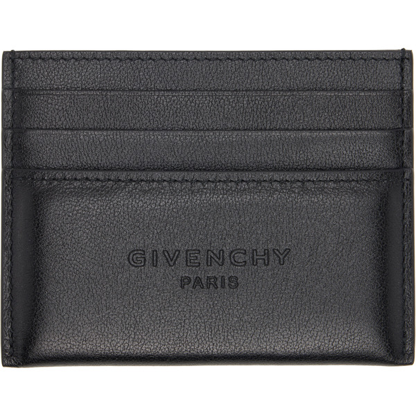  Givenchy Black Padded Card Holder 