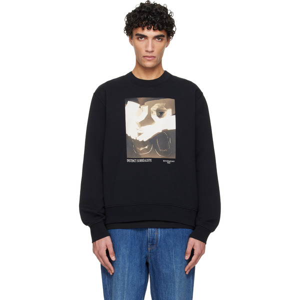  Givenchy Black Regular Fit Sweatshirt 