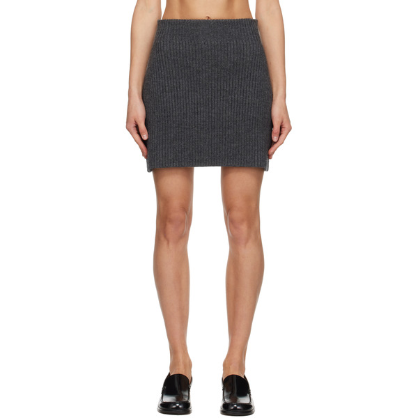  Givenchy Gray Pencil Miniskirt 